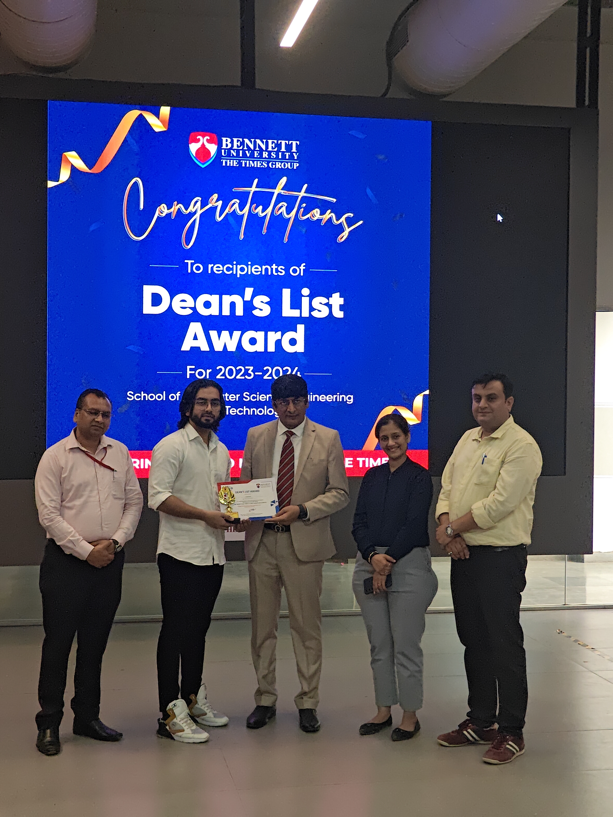 Dean’s List Award